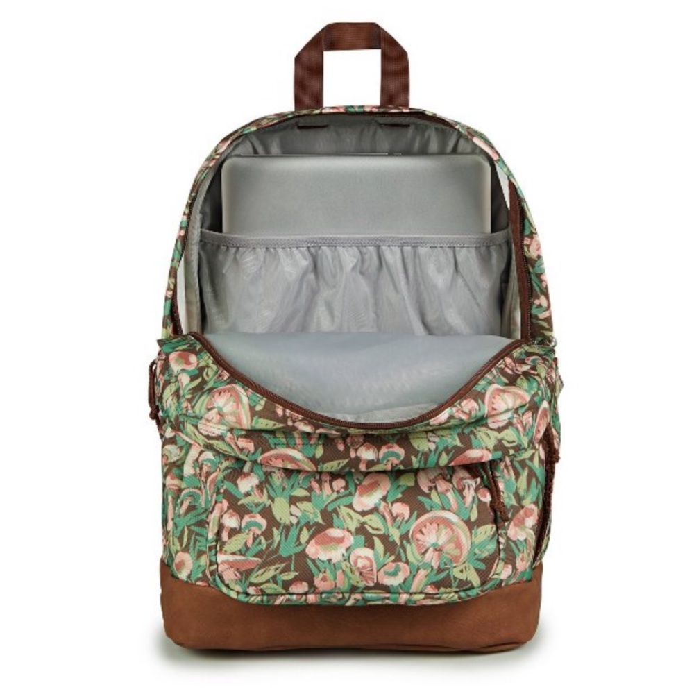 Jansport 17” Leather Bottom Cool Student Backpack - Picture 3 of 9